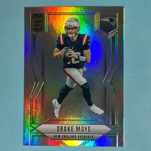 2025 Panini Elite Drake Maye, New England Patriots card #65